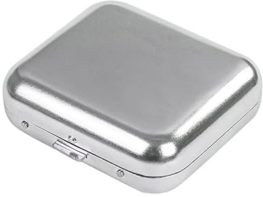 Zegnuem Aschenbecher, 1 Stück Mini Edelstahl Reiseascheschale, Mobiler Taschenaschenbecher Geruchsdicht, Aschenbecher Für Unterwegs, Silber Für Outdoor Reisen Camping Garten Auto Bar Verwendung