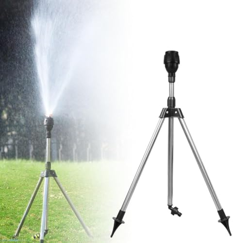Trädgårdsbevattningssprinklersystem, 360° bevattningssprinkler för gräsmattor, idealisk för vattning av växter, blommor och grönsaker – 2-pack