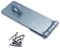 DOJA Barcelona | Portacandados | 100x1,5mm | Cerradura Candado Seguridad Puerta Exterior e Interior | Acero | Cierre Portacandado Verja para Puertas de Garaje, Trastero, Persianas, Ventana, Furgoneta