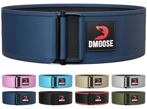 Dmoose Gewichthebergürtel, 4 Autolock Nylon Gürtel, Functional Training Bodybuilding Fitness Gürtel Für Kraftraining, Powerlifting, Weightlifting Belt, Back Support Männer Damen