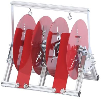 Support de rouleau de câble, enrouleur de câble à 2 roulements, enrouleur de câble pour câble électrique, enrouleur de câble d'arrosage, enrouleur de câble vide, rangement pour chantiers de