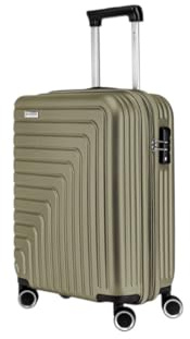 R RONCATO Trolley FIBRA, espandibile (VERDE MILITARE, S)