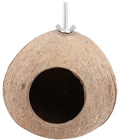 BUGUUYO Nid Oiseau Artificiel Coquille De Noix pour Oiseaux Refuge Naturel pour Jardin Ou Maison