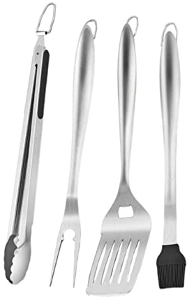 CIYODO Repostería De Acero Inoxidable Pinzas para Barbacoa Tenedor Profesional para Parrilla Espátula Multifunción para Parrilla Accesorios para para y Barbacoas Al Aire