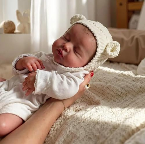 Lonian Full silikon Reborn flicka dockor – 50 cm realistisk babydocka, silikon spädbarn, de verkliga verklighetstrogna Reborn-dockor för flickor med tillbehör utseende