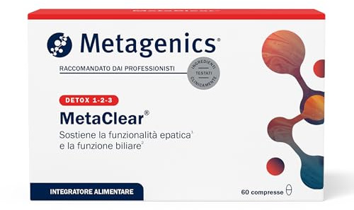 Metagenics MetaClear - Sostiene Tutte le Fasi Della Detossicazione - 60 Compresse