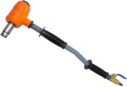 Industriell pneumatisk skalningshammare, pneumatisk rostborttagningshammare, antal träffar 3900 gånger/min, huvuddiameter 25 mm, justerbar intensitet, för borttagning av rost