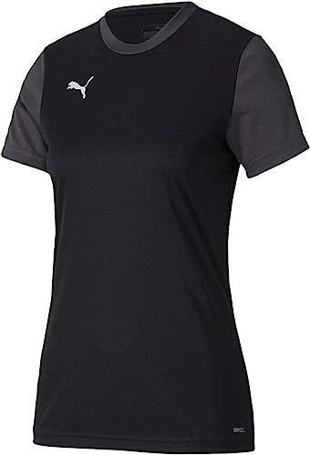 PUMA Damen, teamGOAL 23 Sideline Tee W T-shirt, Black-Asphalt, M