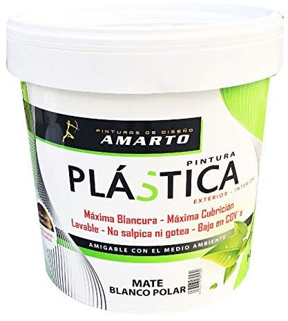 PINTURA mate BLANCO POLAR (4L)