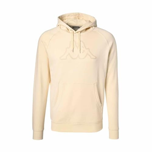 Kappa Zaiver Swt Felpa Uomo White Milk/Beige, XL