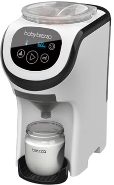 Baby Brezza Formula Pro Mini Baby Formula Maker – Small Baby Formula Mixer Machine Fits Small Spaces and is Portable for Travel – Bottle Makers Makes The Perfect Bottle for Your Infant On The Go