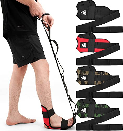 RDX Cinturón de Estiramiento de Yoga, Correa de Yoga Fitness del del Tobillo, Correa del Ejercicio de Estiramiento de Múltiples Bucles para Ejercicios Físicos, Ballet