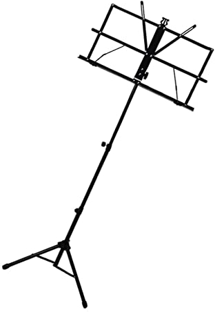 Supvox Klappbarer Notenständer Tragbarer Teleskop Schreibtisch Buchständer Notenblatt Clip Mit Verdickten Kunststoffteilen Und Rutschfesten Gummifüßen Für Erhöhte Stabilität Und Einer Was