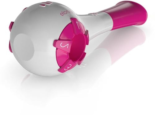 BODYA Dispositivo de eliminación de mucosidad Cleara para entrenamiento muscular respiratorio, ejercicio de respiración portátil, ejercicio de recuperación pulmonar (rosa)
