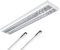 ELG Leuchten LED Rasteranbauleuchte 150cm 2-flammig inkl. 2x 24 Watt 4000lm (8000lm) (6500K) (Tageslicht) 166 lm/W Daylight Büroleuchte Deckenleuchte Rasterleuchte optional Pendelleuchte