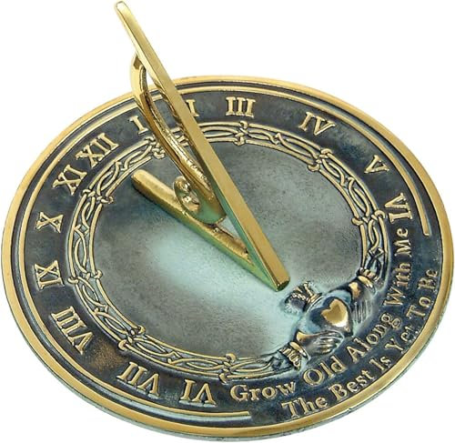 ANTIQUEMEDIEVAL Grow Old with Me - Meridiana decorativa in ottone
