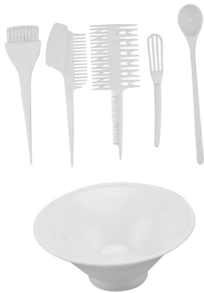 WRITWAA 6pezzi Strumenti Per Ciotola Per Pettine Per e Spazzola Per Colorazione Kit Per o Te