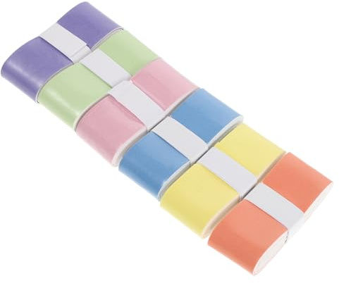SUPVOX Nastro Antisudore per Impugnatura Racchetta da Tennis 6 Pezzi Overgrip Antiscivolo Colori Sfumati Assorbente e Adesivo per Badminton e Paddle Accessorio Sportivo per Controllo