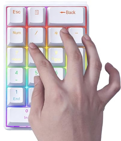 Pavé Numérique | Mécanique et Multifonction | Clavier Numérique USB pour Ordinateur | pour PC, Bureau, Portable, Comptables, Analystes Financiers, Programmeurs, Gestionnaires