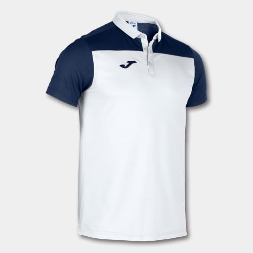 Joma Combi Polos Caballero, Niños, Blanco/Marino, XS