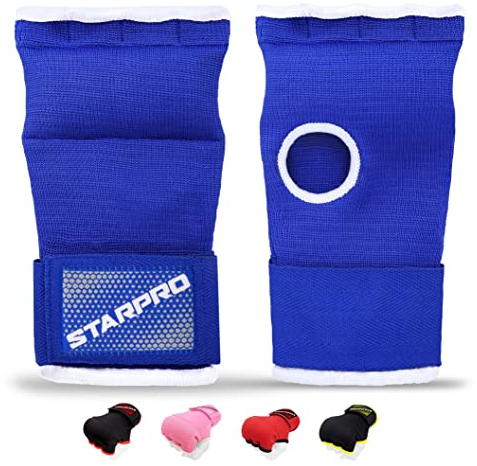 Starpro Gepolsterte Eva Innenhandschuh hülle Elastische Baumwollhülle - Faust- und Knöchelschutz für das Boxen Sparring Muay Thai Kickboxen MMA Martial Arts Gym und Fight Training