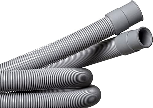 CABLEPELADO Manguera de desagüe para lavavajillas | Manguera de desagüe de lavadora | Extensión de tubo de desagüe | Tubo descarga lavadora | Diámetro aplicable: 19 mm/22 mm | Longitud 1.50 Metros