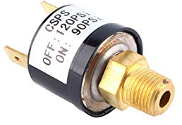 Pressostat pour Compresseur d'Air, Interrupteur de Commande de Pression, Valve de Contrôle 90-120 PSI