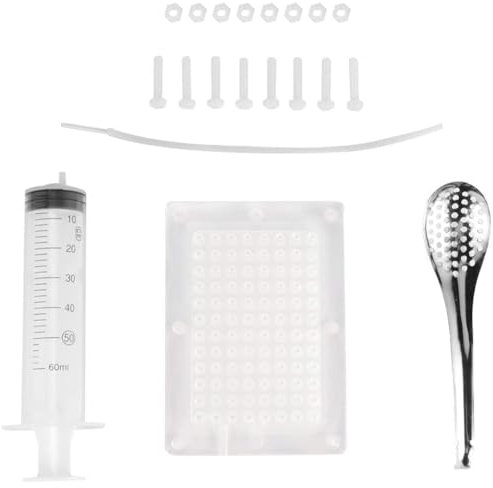 Rapid Caviar Maker Kit trasparente Molecolare Gastronomia Kit con Cucchiaio Sferificazione Contagocce Casa Cucina Forniture
