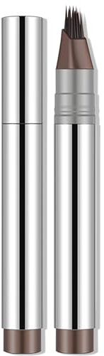 Erinde Braun Microblading Augenbrauenstift, Langanhaltend, Wasserfest und Wischfest Eyebrow Pencil, Natürliche und Definierte Augenbrauen, mit Mikroverzweigtem Applikator #02