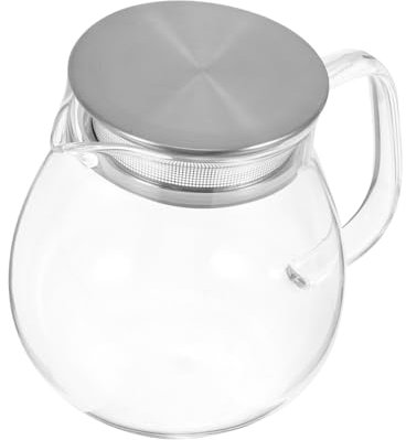 Ipetboom Macchina Per Caffè Manuale 500ml in Vetro e Acciaio Con Coperchio, Supporto Per Caffè Espresso Per Uso Domestico, Caffettiera Bilancia Integrata Per Preparazione Artigianale