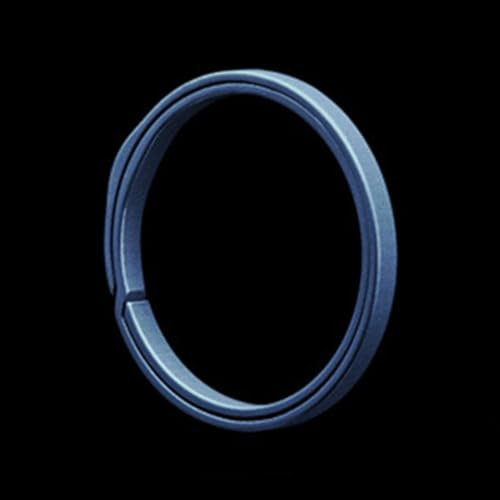 Oniissy Clé pour anneau – Mousqueton léger pour les sports de plein air, l'escalade, la randonnée, le camping – Matériel conducteur résistant et non thermique (bleu, 20 mm)