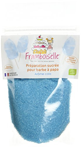 Framboiselle Préparation Sucrée Barbe à Papa Couleur Bleu 160 g