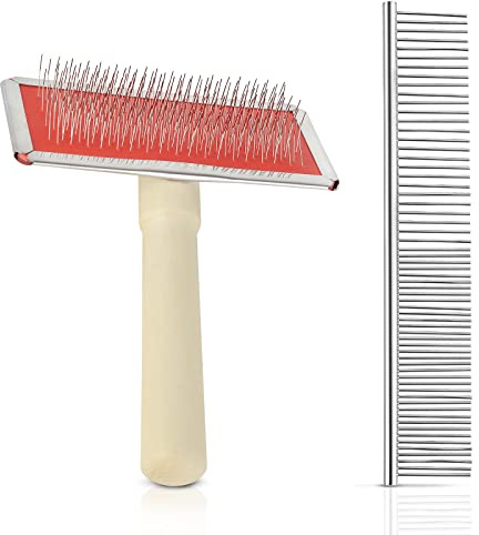 2 pack macrame fringe comb set stainless steel comb for making knitting cord rope macrame plant hangers wall hangings pets hair combing