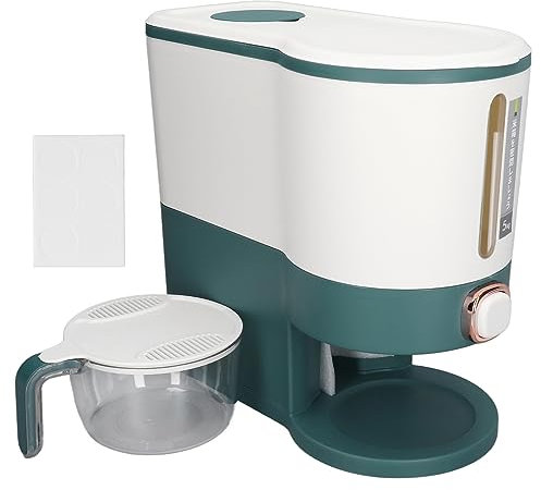 Otufan Distributeur De Riz, Seau De Distributeur De Céréales Scellé à Sec De Qualité Alimentaire Domestique Pour Riz Riz Noir Orge Haricots Mungo Haricots Rouges(big)