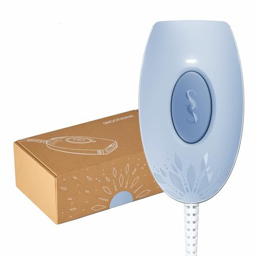 SmoothSkin Pure Mini Lite Blue, IPL Laser Hair Removal Device, for Body & Face, Alternative to Salon, Epilator & Bikini Shaver