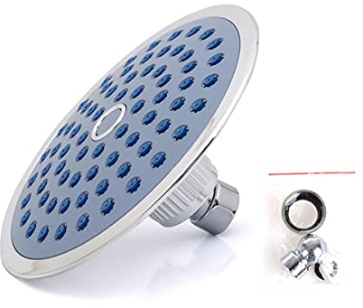 Runder Regenduschkopf, runder Duschkopf mit hohem Druck, verchromt (kleiner Durchmesser 150 mm)