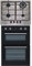 SIA Built In Double Electric True Fan Oven & Stainless Steel 60cm 4 Gas Burner Hob With Cast Iron Pan Stands