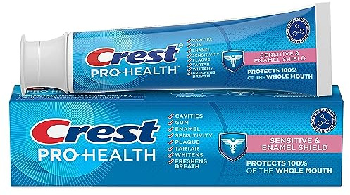 Sensitive & Enamel Shield Zahnpasta von Crest: sanfter Schutz für empfindliche Zähne