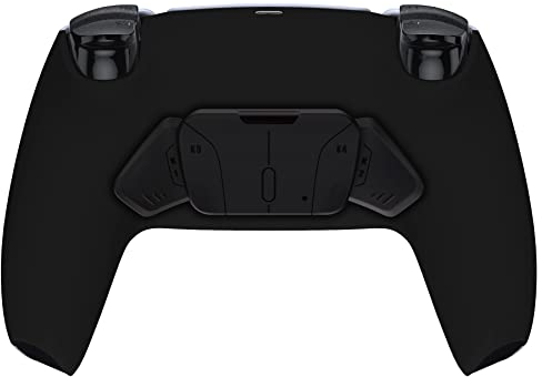 eXtremeRate Black Programable RISE4 Remap Kit for ps5 Controller BDM-030 040 050, Upgrade Board & Redesigned Back Shell & 4 Back Buttons - Controller NOT Included