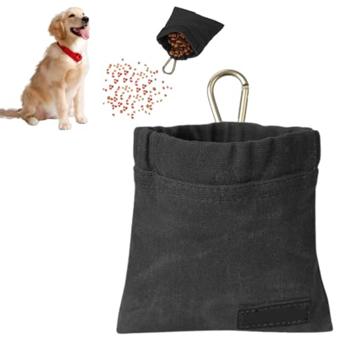 Sacs à collation pour chiens, sacs de dressage pour chiens, sacs à collation pour chiens auto-scellants, sacs de nourriture pour le dressage des chiots - sacs de récompense rapide avec mousqueton.