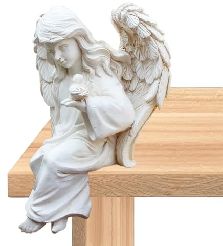 Gartenengel-Statue für den Außenbereich,Engel-Gartenstatuen für den Außenbereich | Outdoor-Harz-Engel-Dekor | Engelsskulpturen für den Außenbereich, Vintage-Skulptur für Kunst im Außenbereich, Terrass