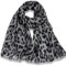 Damen Schal mit Leopard Muster, Halstuch Loopschal für Frühling Herbst Ganzjährig, Damen Schal mit Leo Muster, Modische und Elegante Halstuch, Geschenke für Frauen.