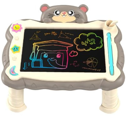 LCD-skrivplatta – barns ritbräda, återanvändbar whiteboard med stöd för lärande och konst hemma, skola och resor