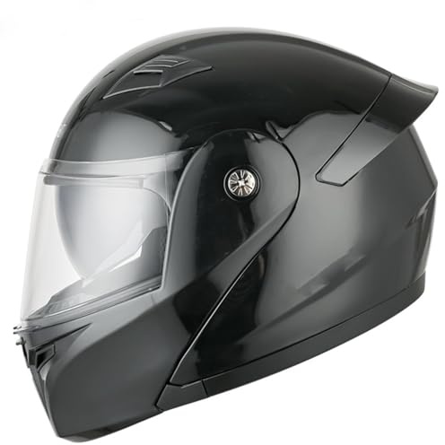 Casco Moto Modulare Integrato Caschi Apribile Integrali Caschi Apribili E Modulari Doppia Visiera Per Adulti Uomini Donne Casco Modulare Integrali Approvato DOTECE G,M:57-58CM