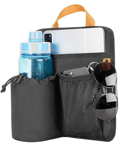 Generico Silla Portavasos - Sillas De Camping Laterales, Bolsillos Organizador Ajustable, Asiento Exterior Accesorio Bolsillo para Contenedor De Bebidas, para Comodidad | para Gafas De