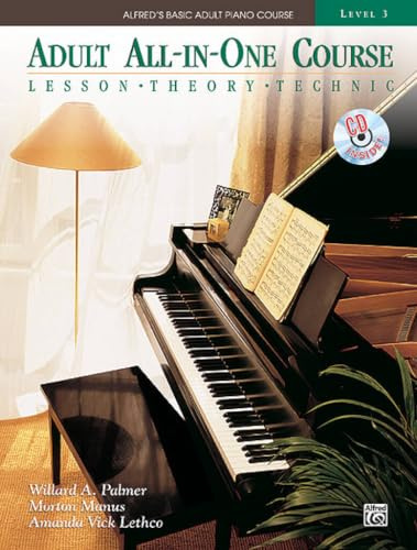 Alfred's Basic Adult All In One Course 3: Lesson Theory Solo : Level 3 (Alfred's Basic Adult Piano Course, Level 3)