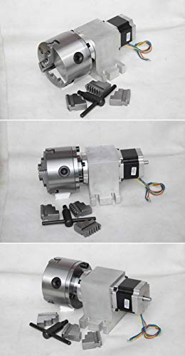 Routeur CNC à 4 axes, axe rotatif. 4ème axe A axe pour machine à graver CNC routeur avec boîte de vitesses harmonieuse sans espace