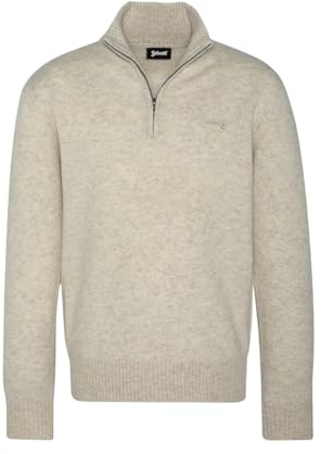 Pull Homme Schott Ref 66521 Off White - Blanc - L