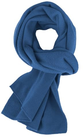 Adventure Togs Kids Scarf - Micro Fleece Thermal Material, Toddler, Unisex, Girls or Boys School Wear Royal Blue One Size