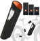 Alishomtll 4er Set E-Bike Akku Schutzhülle mit Reflektoren 33-46 cm Rahmenumfang, Fahrrad Rahmenschutz vor Kälte & Schmutz, Laufzeit und Lebensdauer Verlängern, Carbon Rahmen Lackschutz aus Neopren